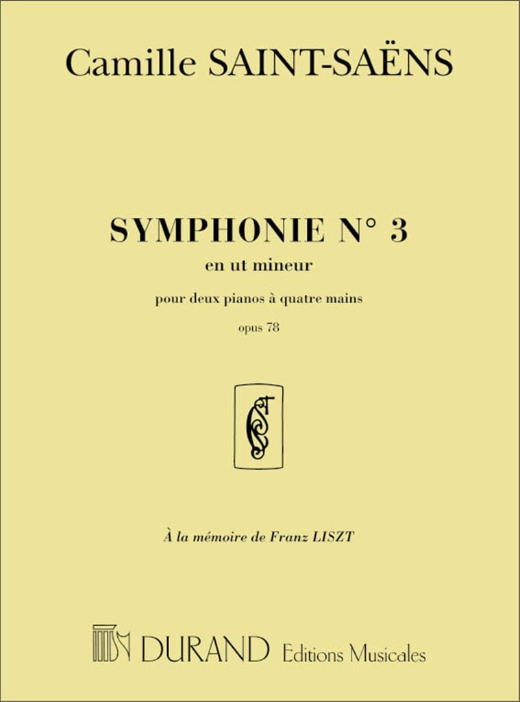 Symphonie N 3 En Ut Mineur, Opus 78
